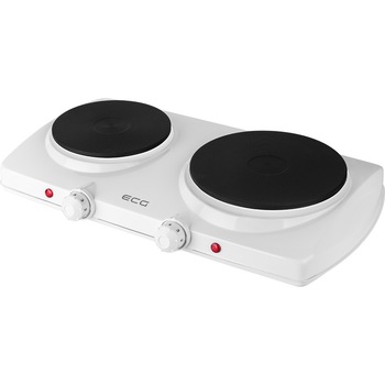 Plita electrica ECG EV 2512, 2 ochiuri de 185 mm si 155 mm, putere de intrare 1500 W si 1000 W, culoare alba Plita electrica ECG EV 2512, 2 ochiuri de 185 mm si 155 mm, putere de intrare 1500 W si 1000 W, culoare alba