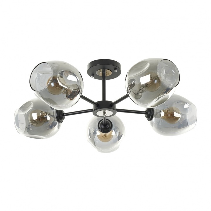 Полилей EL LTD 2388/5, 5xE27, Черен