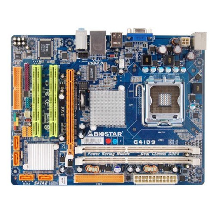 Dual Core Biostar 775 Ddr3 Placa De Baza Biostar G41D3, Socket 775