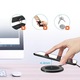 Безжично Зарядно за Телефон, Choetech Wireless Pad Fast Charger 15W, Черен