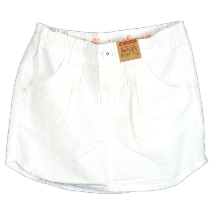 Fusta de fată albă Knot So Bad