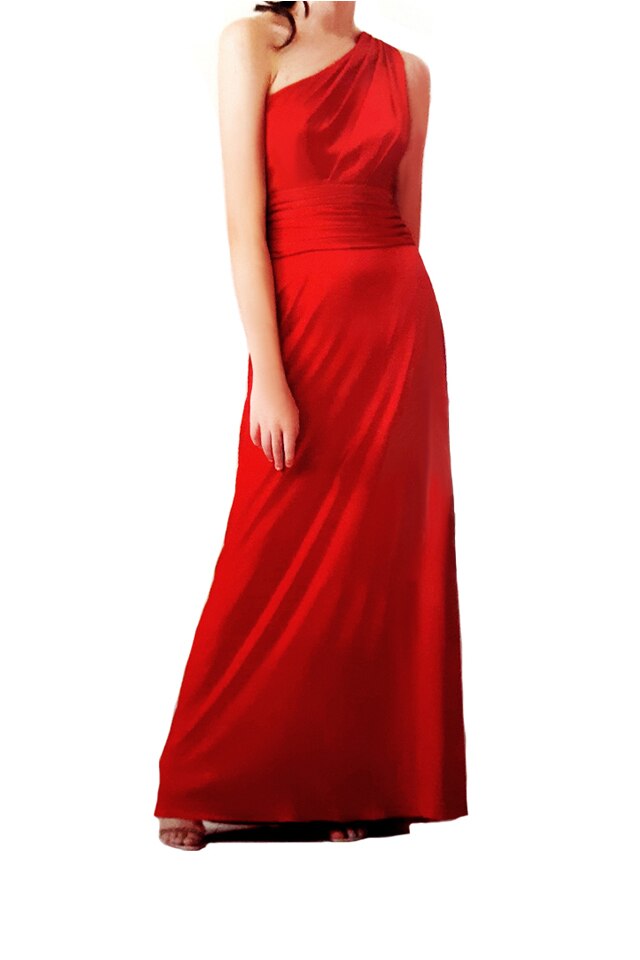 Rochie lunga dama Jasmine, rosie, 38 EU, aspect satinat