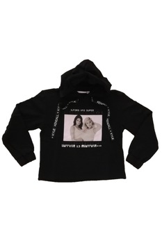 Hanorac bumbac, KENDALL + KYLIE, Negru, Negru Hanorac bumbac, KENDALL + KYLIE, Negru, Negru