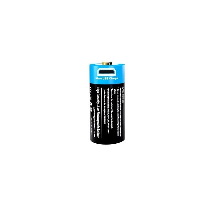Батерия Vapcell P1608A 16340, 800mAh, USB