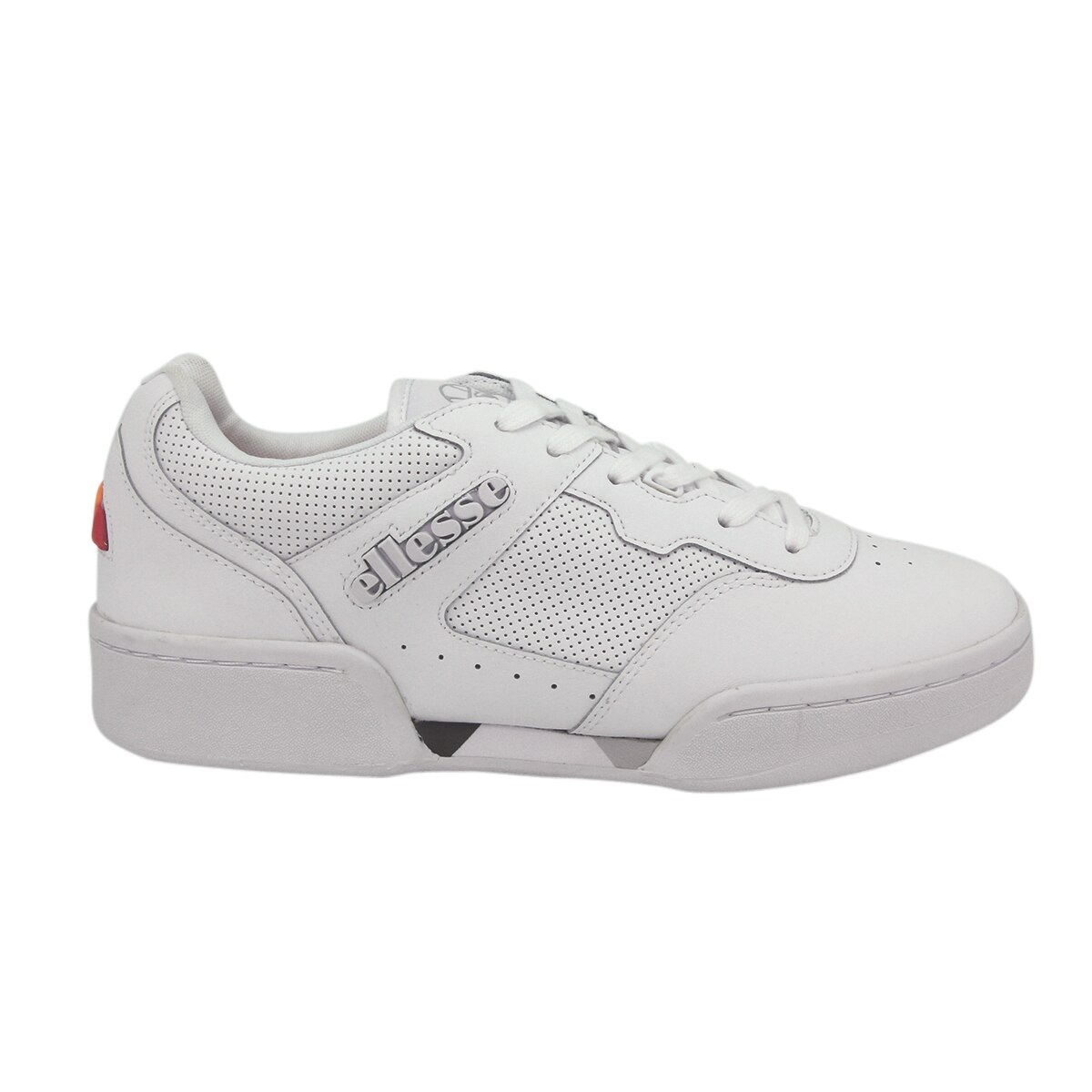 Pantofi sport Ellesse Piacentino 2.0, Piele/Textil/Cauciuc, Alb, Alb