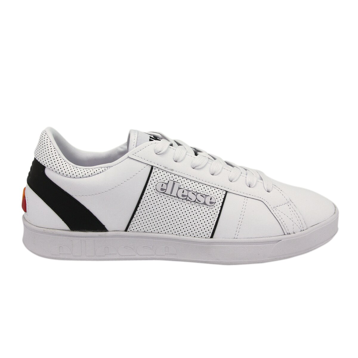 Pantofi sport Ellesse LS-80, Piele/Textil/Cauciuc, Simplu, Alb/Negru