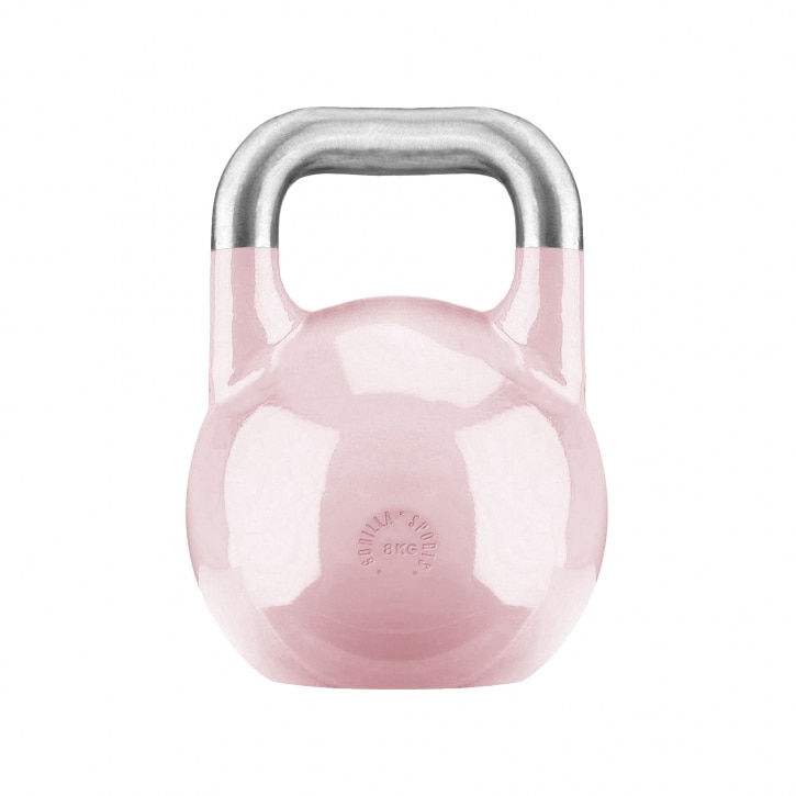 Gantera, Kettlebell Competitie, Gorilla Sports, 8 kg, Roz