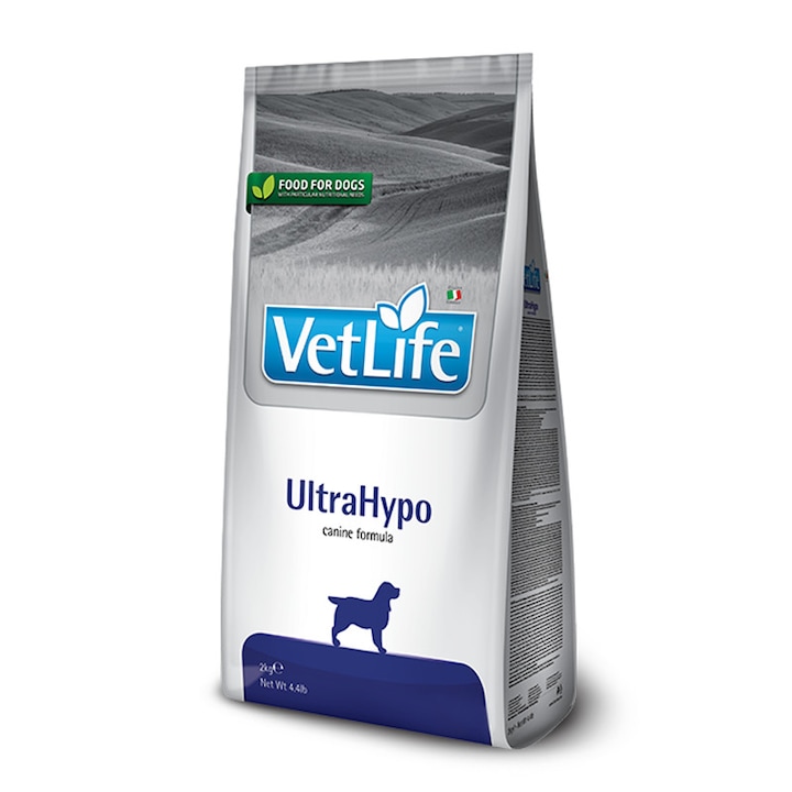 Vet Life natural diet dog ultrahypo kutya szárazeledel 2kg