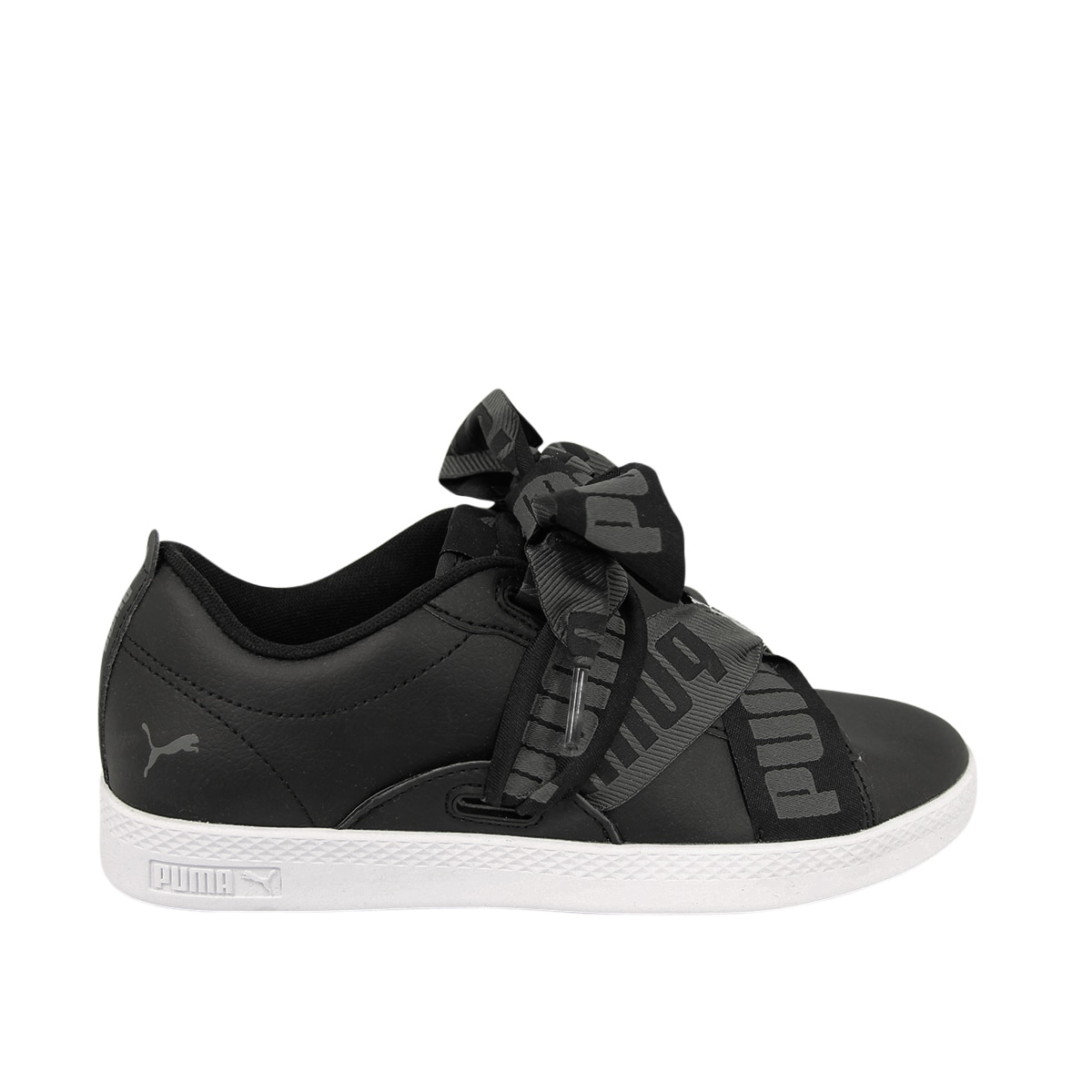 Pantofi sport Puma Smash Buckle Bold, Piele ecologica, Negru, Negru