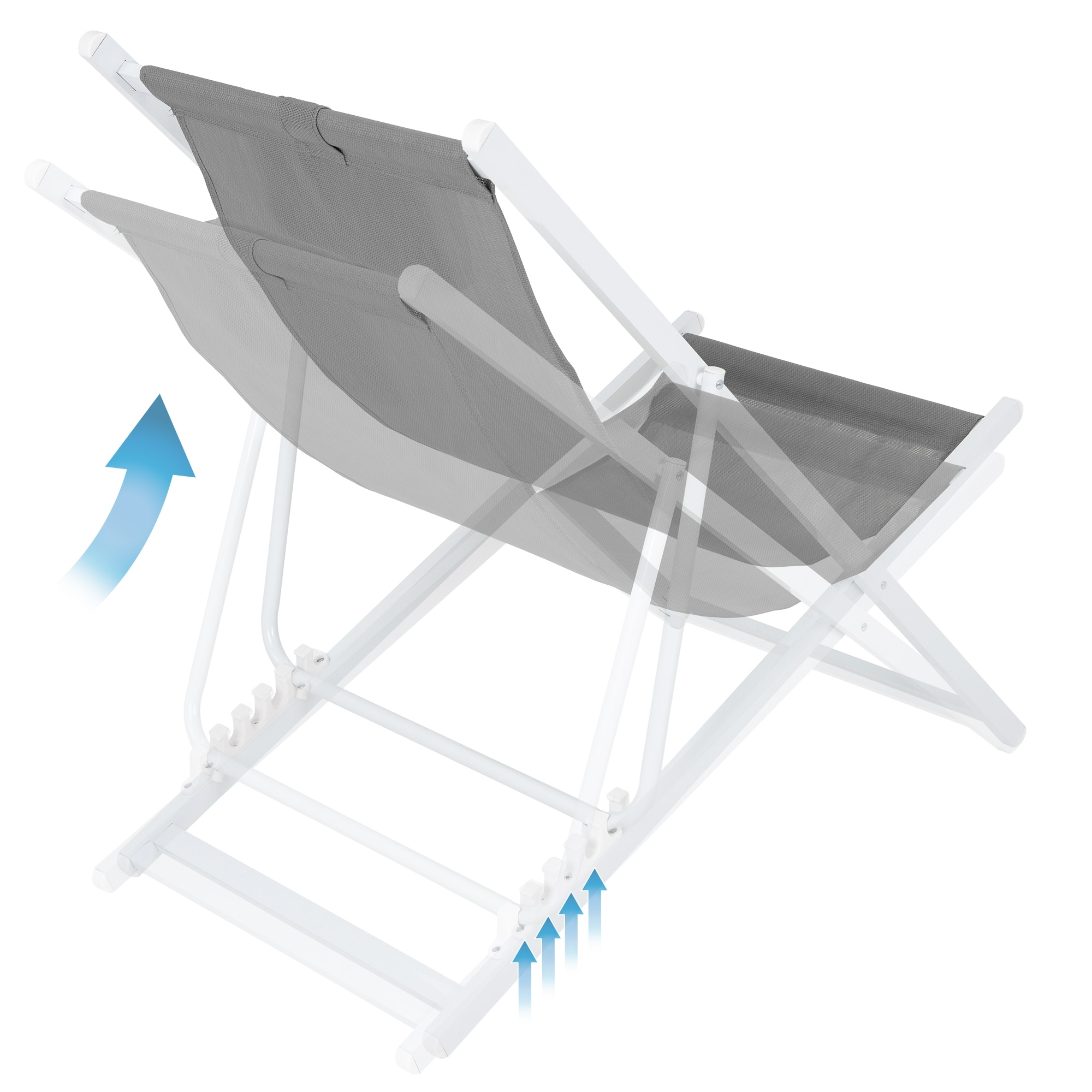 Difuzor prost Autonomie  Set 2 scaune tip sezlong pliabil si portabil, ECD Germany, 4 pozitii de  relaxare, aluminiu/poliester, 61 x 91 x 101 cm, plaja/terasa,  interior/exterior - eMAG.ro