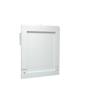 Masa plianta cu 2 functii, rama de tablou se plieaza si devine masa, pal de 18 mm cant de 2 mm alb mat, 90 x 70 Masa plianta cu 2 functii, rama de tablou se plieaza si devine masa, pal de 18 mm cant de 2 mm alb mat, 90 x 70
