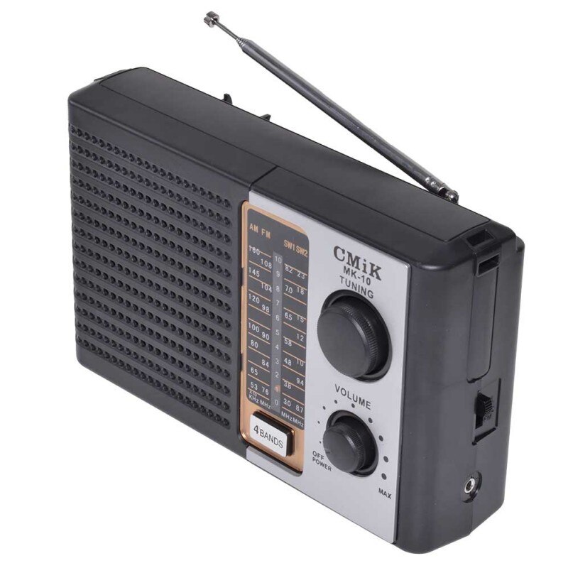 Radio Portabil CMIK, 200 x 125 x 55 mm, Negru