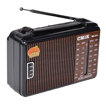 Radio Portabil CMIK, cu MP3, Bluetooth, USB, Card TF, 160 x 105 x 58 mm , Negru cu Maro Radio Portabil CMIK, cu MP3, Bluetooth, USB, Card TF, 160 x 105 x 58 mm , Negru cu Maro