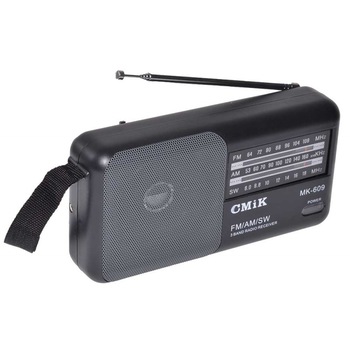 Radio Portabil CMIK, cu MP3, Bluetooth, USB, Card TF, 190 x 100 x 45 mm Negru Radio Portabil CMIK, cu MP3, Bluetooth, USB, Card TF, 190 x 100 x 45 mm Negru