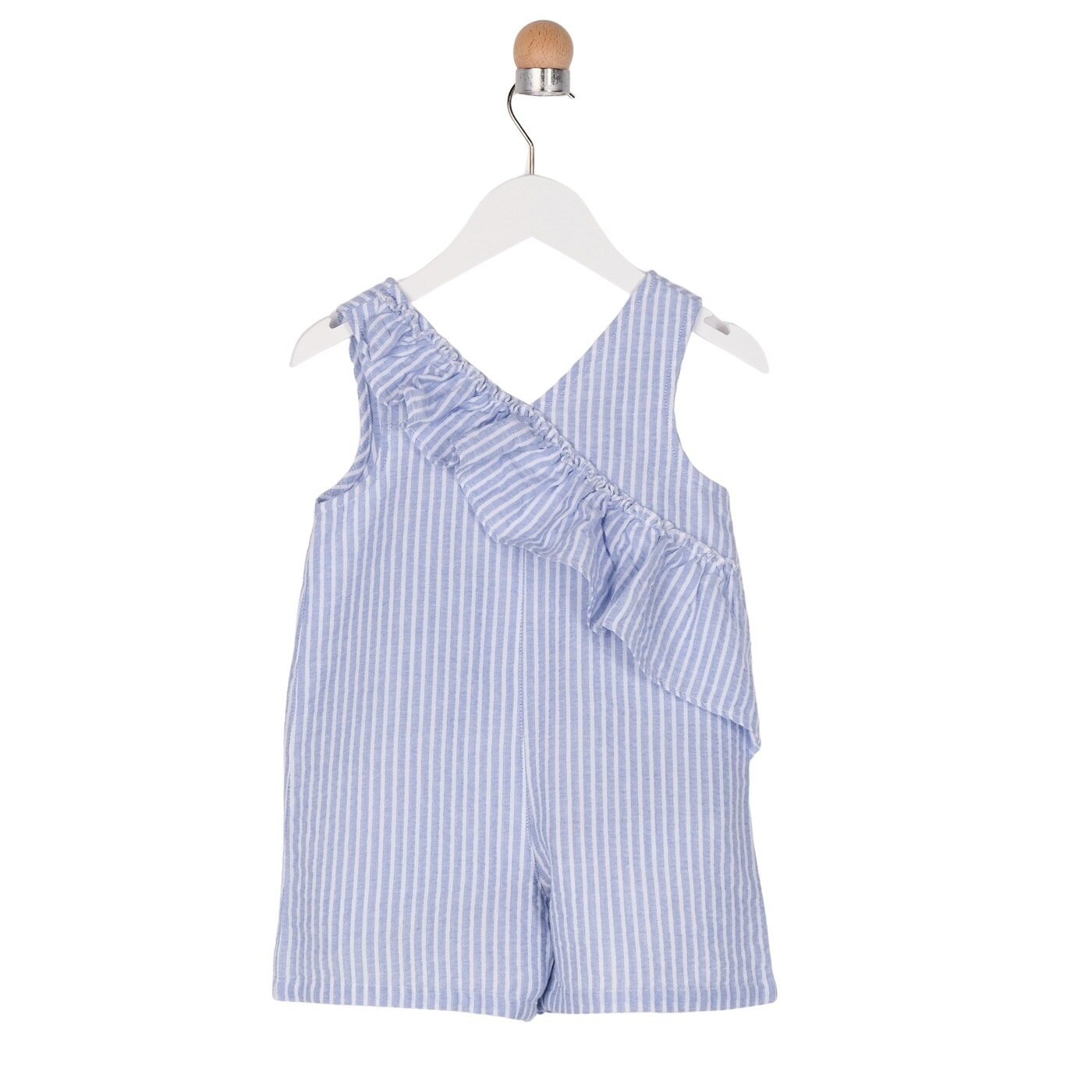 Salopeta pentru fete, culoare albastra, colectia Bloom 3597