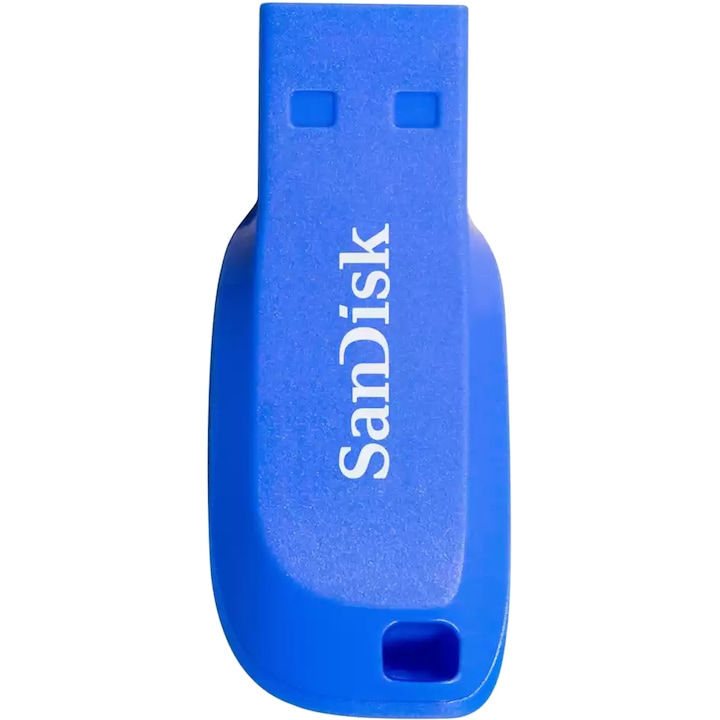 SanDisk Cruzer Blade USB flash meghajtó, 64 GB, USB 2.0, kék