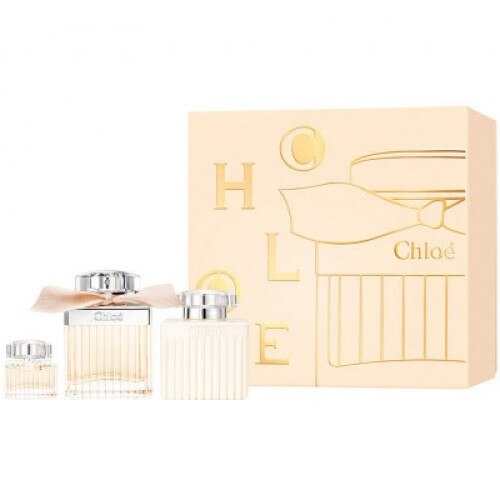 Set Apa de parfum Chloe Eau de Parfum 75ml si Eau de Parfum 5ml si Body Lotion 100ml, Femei