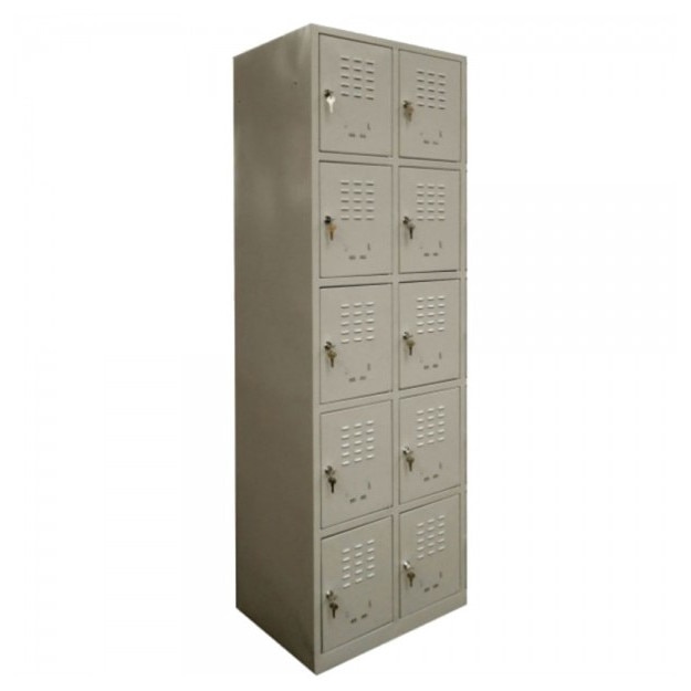 Vestiar metalic cu 10 usi 600x500x1800 mm LxlxH, ECO