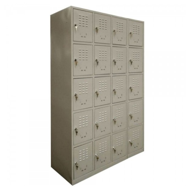 Vestiar metalic cu 20 usi fara accesorii, 1175x500x1800 mm LxlxH, ECO