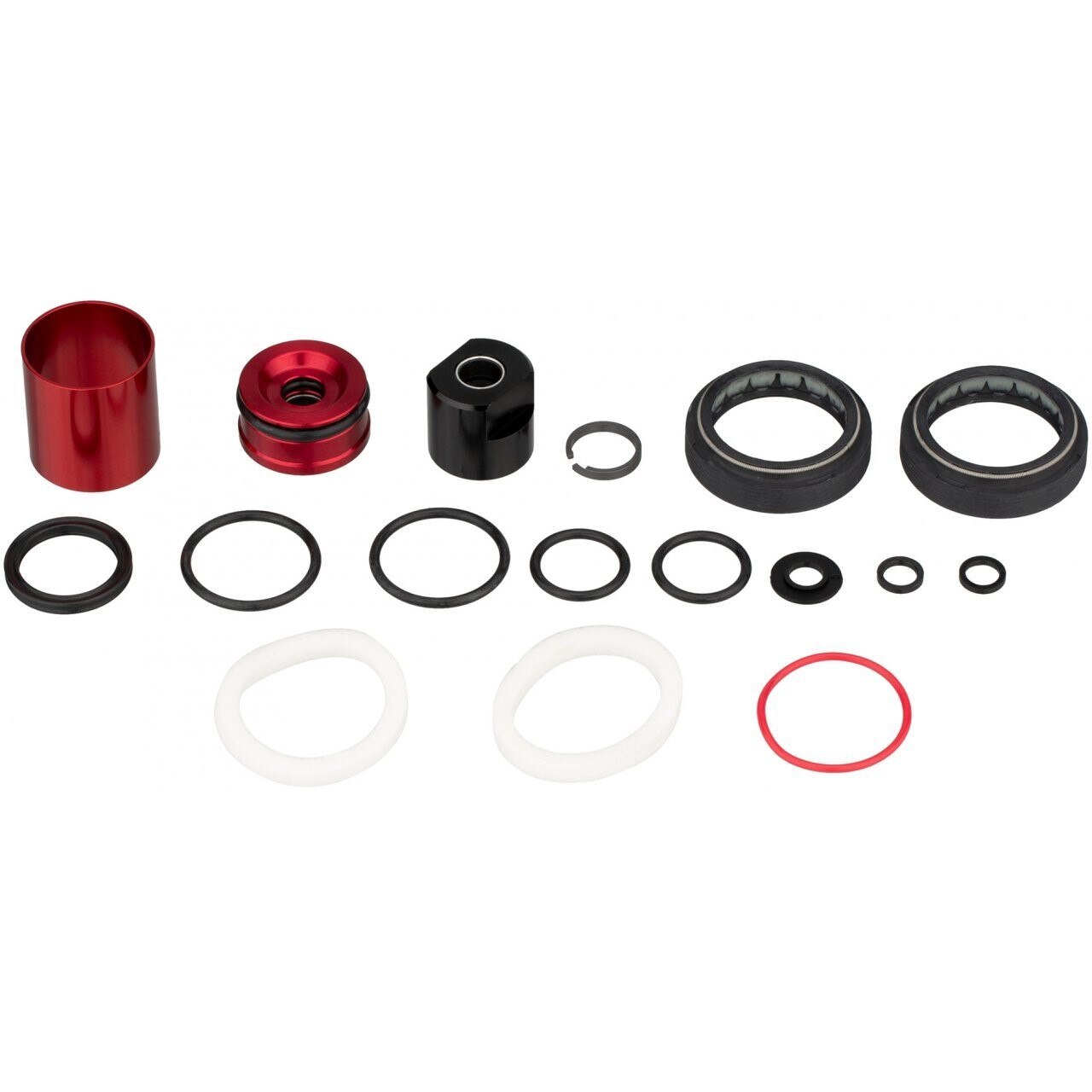 Service Kit Furca Rockshox - Boxxer Rc C1 2019/Boxxer Sel C2 2020, Negru-Rosu