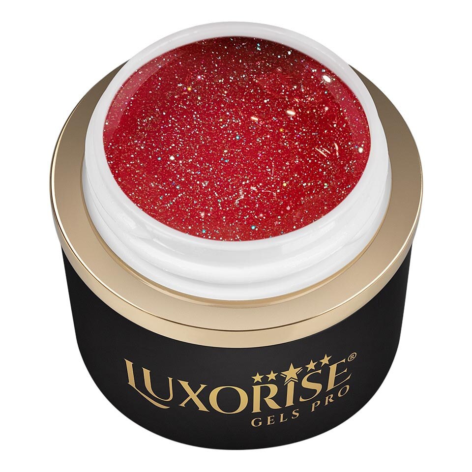 Gel LUXORISE Disco Spider, Red - Strawberry Margarita, 5ml