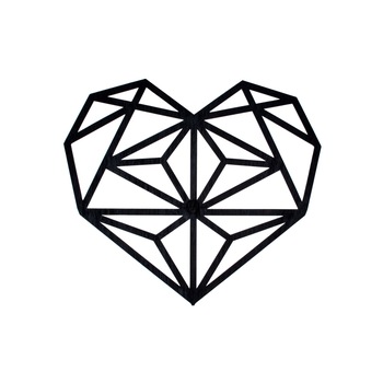 Decor Personalizabil HandyHands Geometric Inima din lemn 28 cm x 24 cm Decor Personalizabil HandyHands Geometric Inima din lemn 28 cm x 24 cm