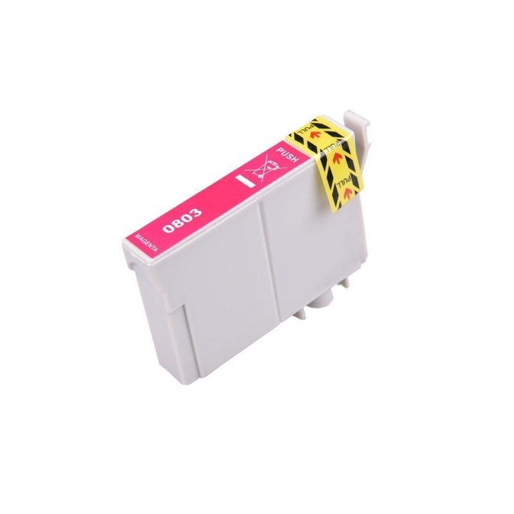 Cartus cerneala compatibil Epson T0803 magenta – 440 pagini