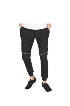 Pantaloni scurti Fabric Zip Biker, Bumbac, Negru, M Pantaloni scurti Fabric Zip Biker, Bumbac, Negru, M
