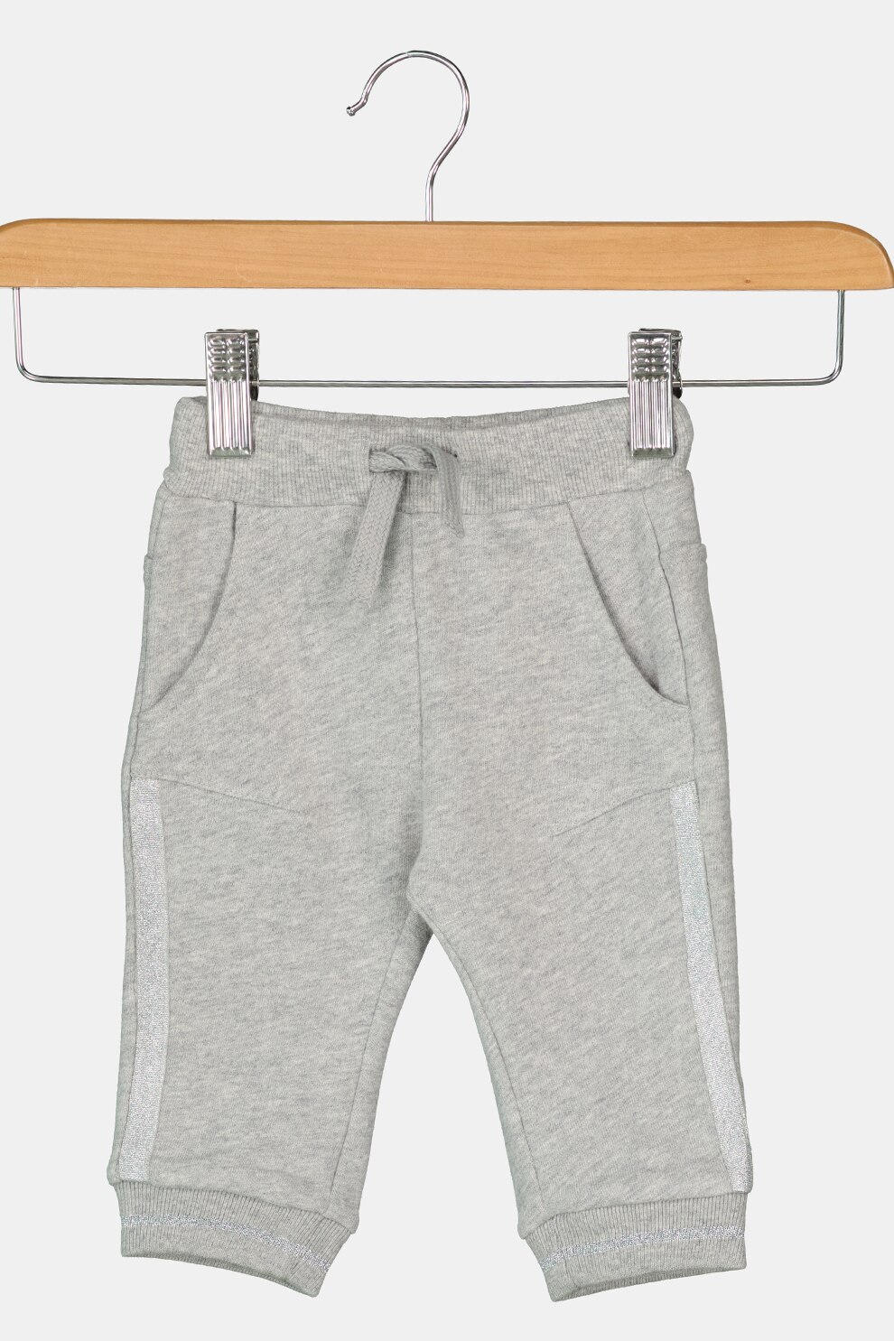 United Colors of Benetton, Pantaloni sport cu talie elastica, Gri