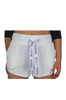 Pantaloni scurti KENDALL + KYLIE, Basic Logo, Alb Pantaloni scurti KENDALL + KYLIE, Basic Logo, Alb