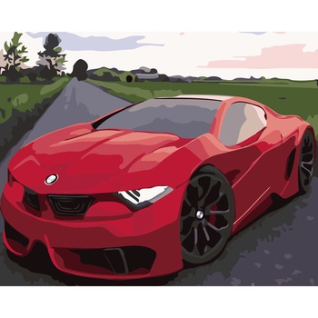 Set pictura pe numere masina ppn85, 40x50cm, panza fara rama Set pictura pe numere masina ppn85, 40x50cm, panza fara rama