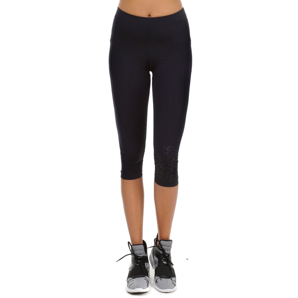 Colanti 3/4 KENDALL + KYLIE, Negru