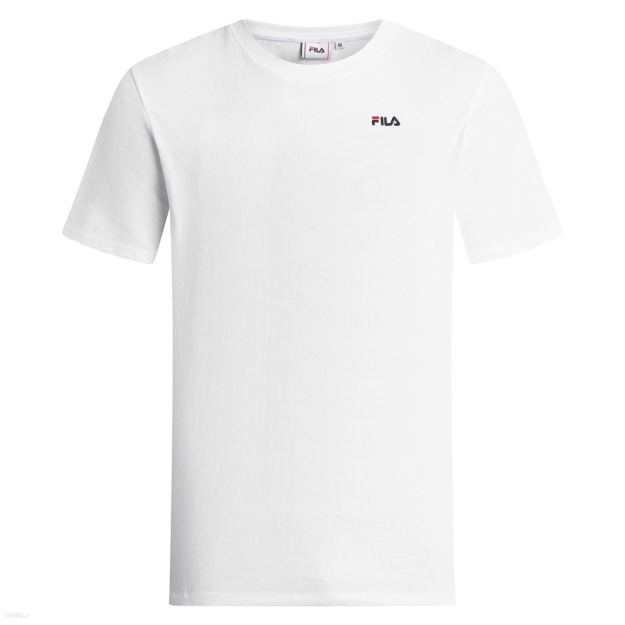 Tricou Fila Unwind, Bumbac, Imprimeu logo, Alb