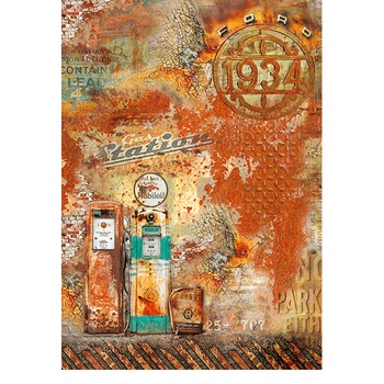 Hartie de orez decoupage, Ciao Bella, coala, model industrial, A4, 297 x 210 mm Hartie de orez decoupage, Ciao Bella, coala, model industrial, A4, 297 x 210 mm
