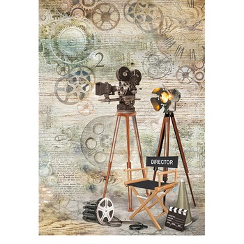 Hartie de orez decoupage, Ciao Bella, coala, tematica film, A4, 297 x 210 mm Hartie de orez decoupage, Ciao Bella, coala, tematica film, A4, 297 x 210 mm