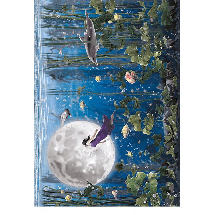 Hartie de orez decoupage, Ciao Bella, coala, model abstract, A4, 297 x 210 mm