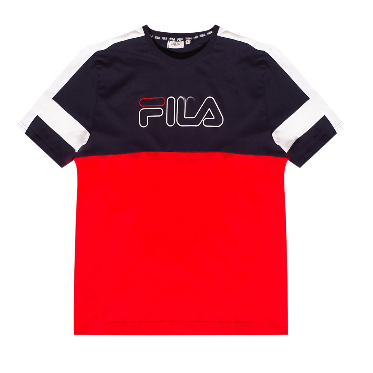 Tricou Fila Jadon, Bumbac, Imprimeu logo, Multicolor