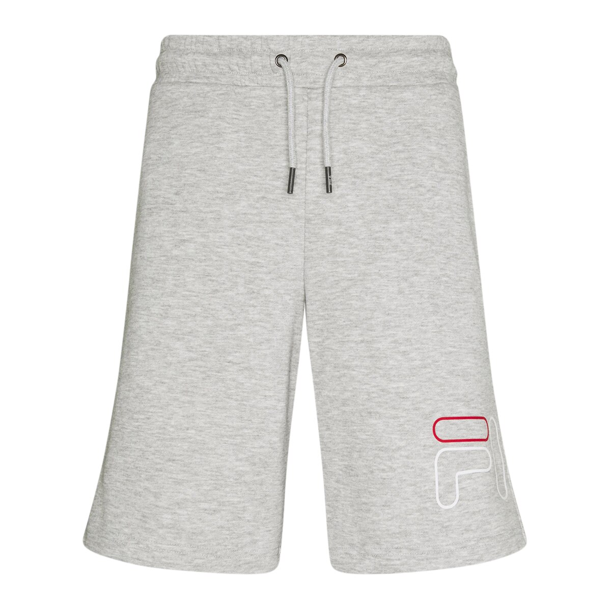 Pantaloni scurti Fila Jared, Bumbac/Poliester, Imprimeu logo, Gri, S