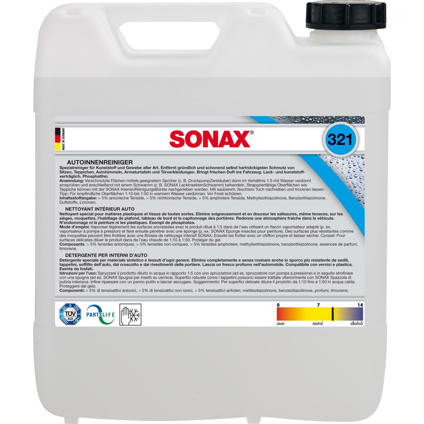Solutie Curatare Tapiterie Sonax Interior Cleaner,10L