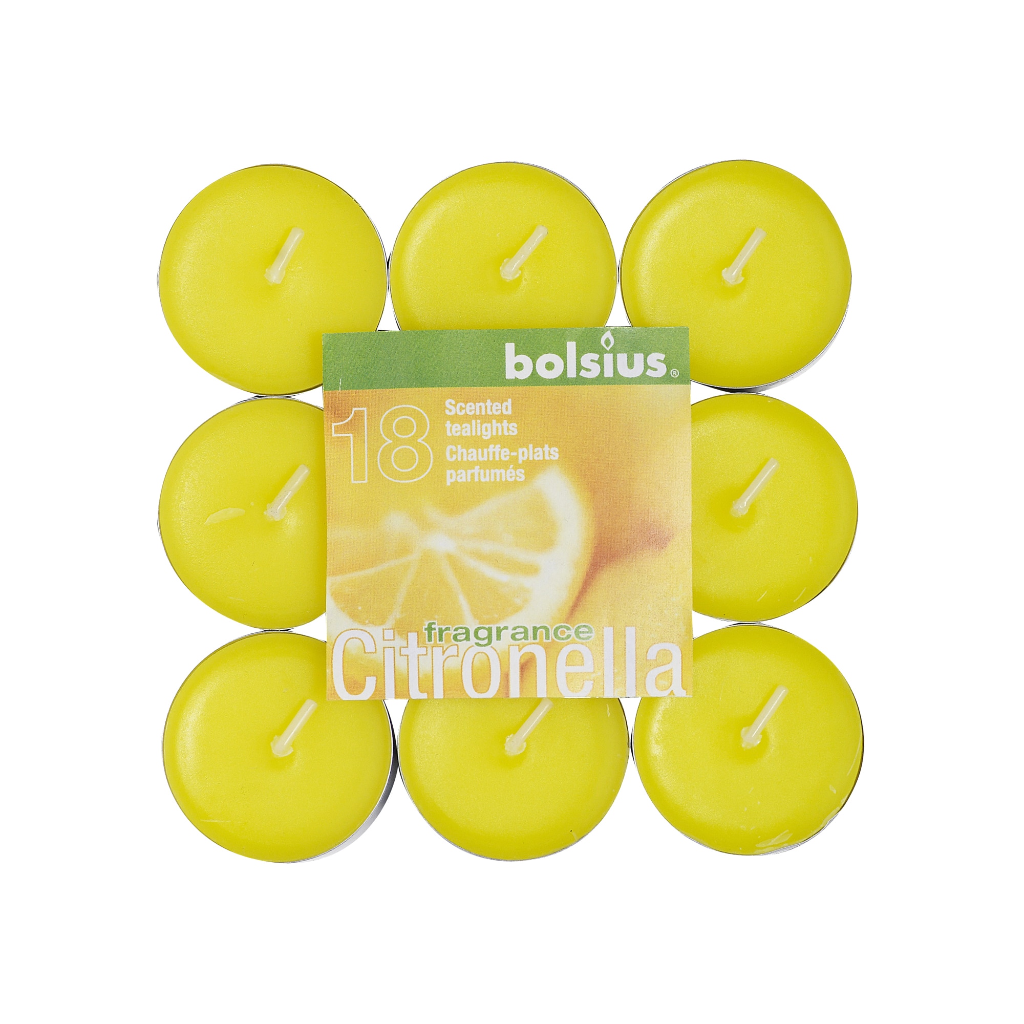 Set 18 buc - Lumanare pastila Citronella