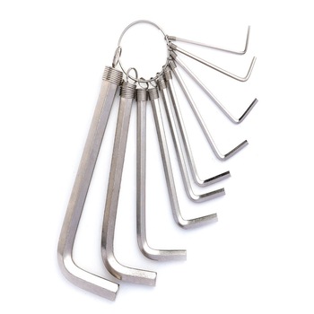 Set de 10 chei hexagonale tip imbus 1,5-10 mm Deli Tools EDL3100, Argintiu Set de 10 chei hexagonale tip imbus 1,5-10 mm Deli Tools EDL3100, Argintiu