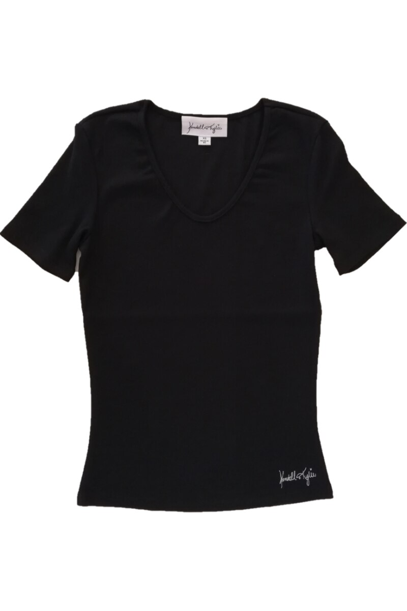 Tricou KENDALL + KYLIE, L, Negru