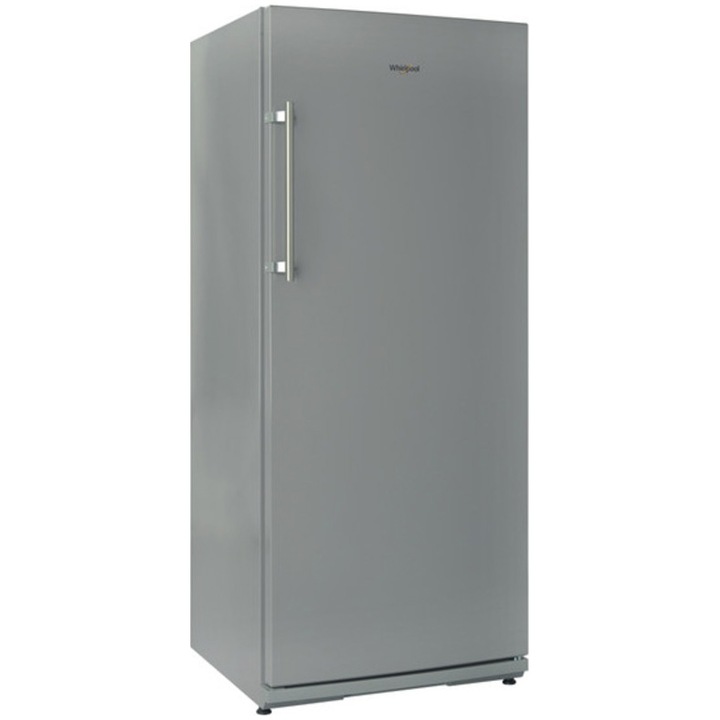 Хладилник с 1 врата Whirlpool ADN 270S, Професионален, 254 л, Клас F, Автоматично размразяване, Реверсивна врата, H 145 см, Сребрист