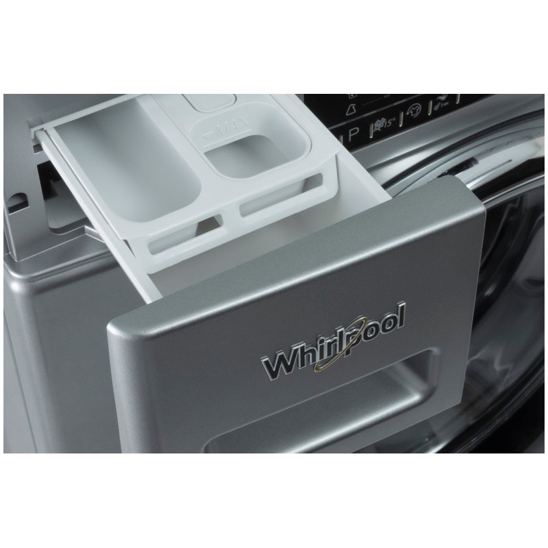 Masina de spalat rufe profesionala Whirlpool AWG 1112 S/PRO, 11 kg, 1200 RPM, Clasa A+++, 6th Sense, Direct Drive, Soft Move, Argintiu