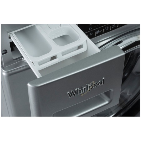 Masina de spalat rufe profesionala Whirlpool AWG 1112 S/PRO, 11 kg, 1200 RPM, Clasa A+++, 6th Sense, Direct Drive, Soft Move, Argintiu