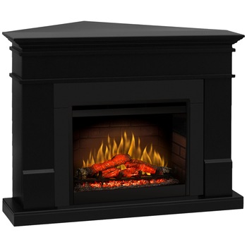 Semineu electric Lisabona Premium Drept/Colt Negru cu focar electric 3D Dimplex Optiflame DF2608 si sunet Semineu electric Lisabona Premium Drept/Colt Negru cu focar electric 3D Dimplex Optiflame DF2608 si sunet