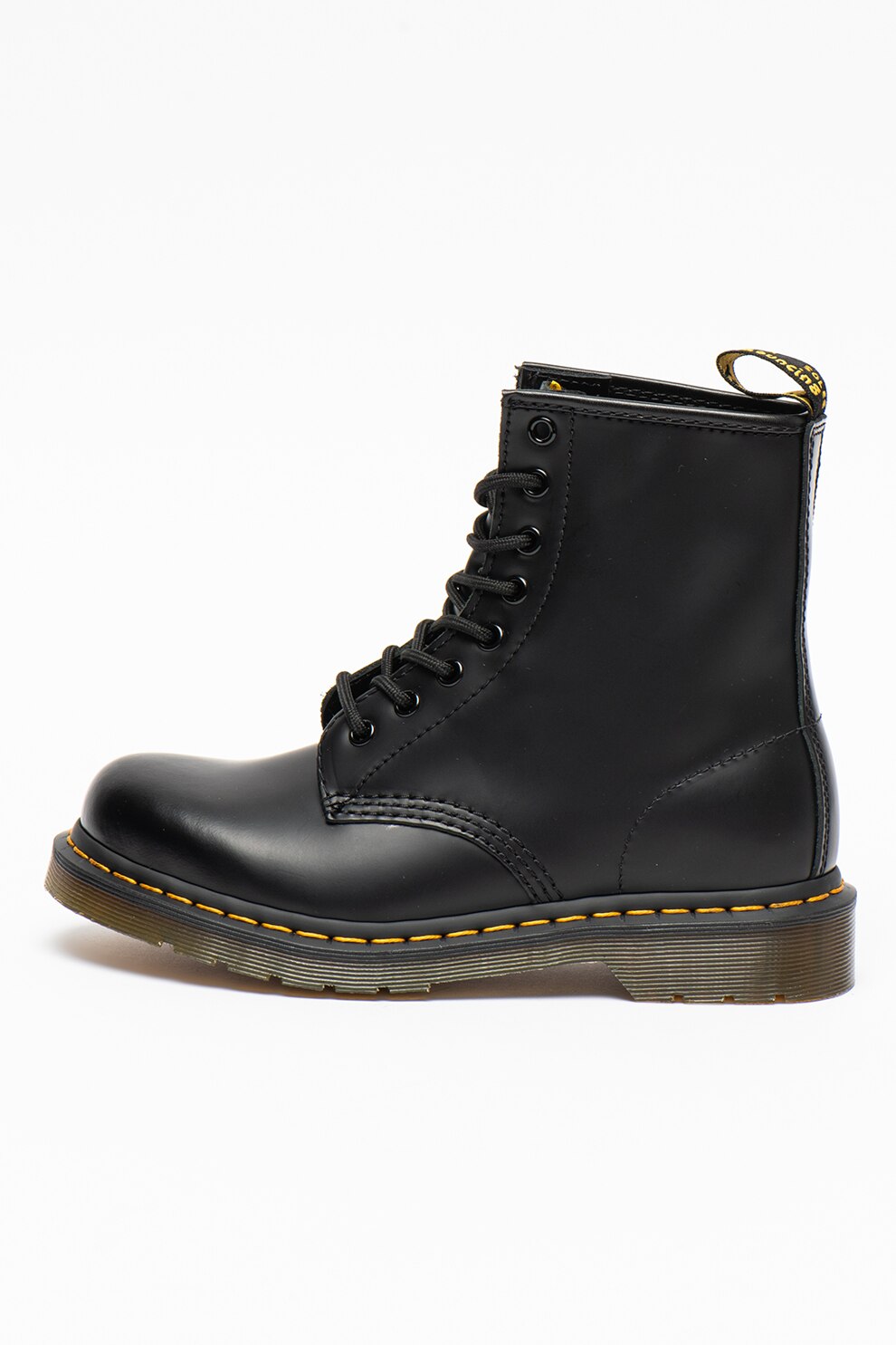Dr. Martens, Bocanci de piele cu cusaturi contrastante Smooth, Negru
