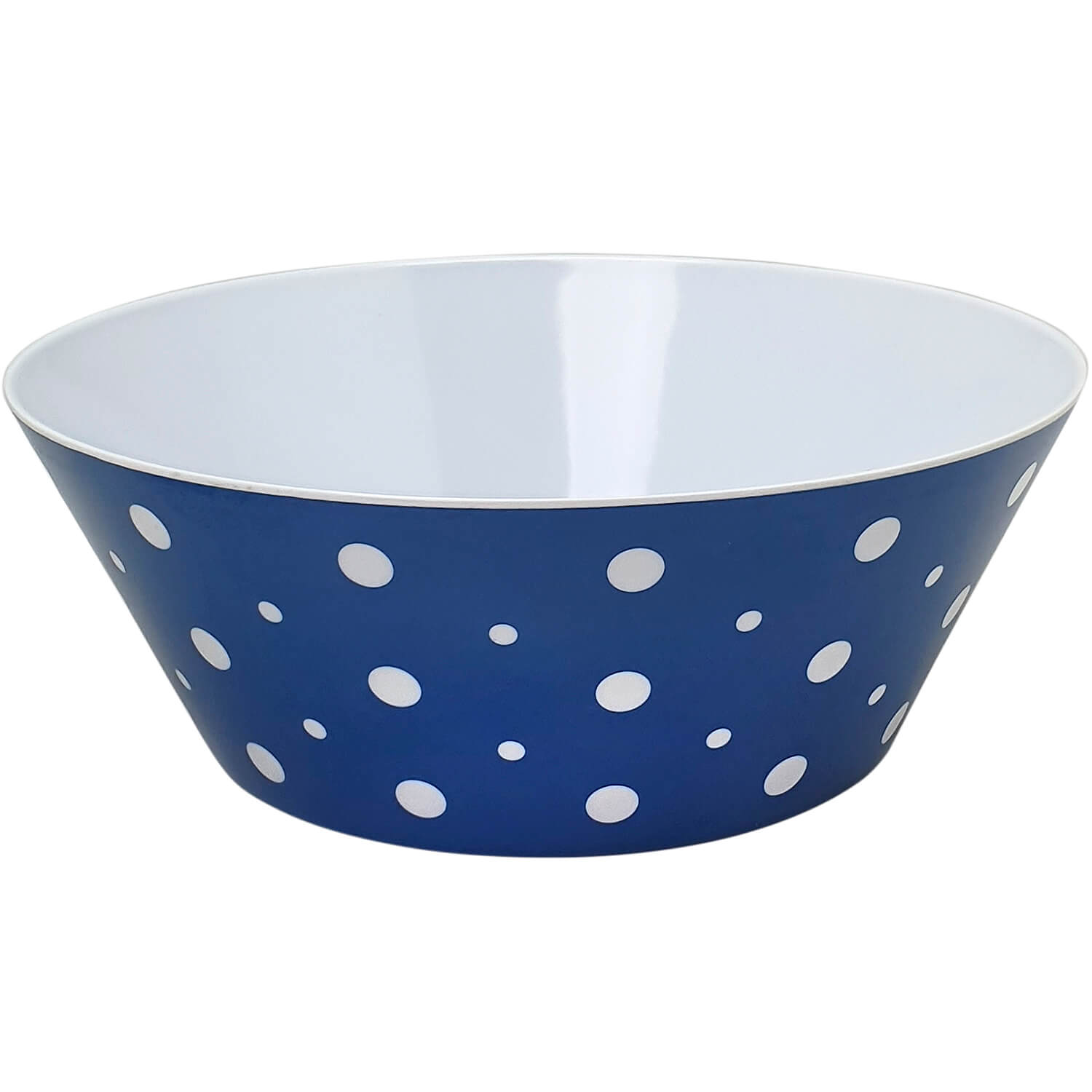 Castron Gemma, rotund, 1.6l, model cu buline, albastru / alb, 5 Stx