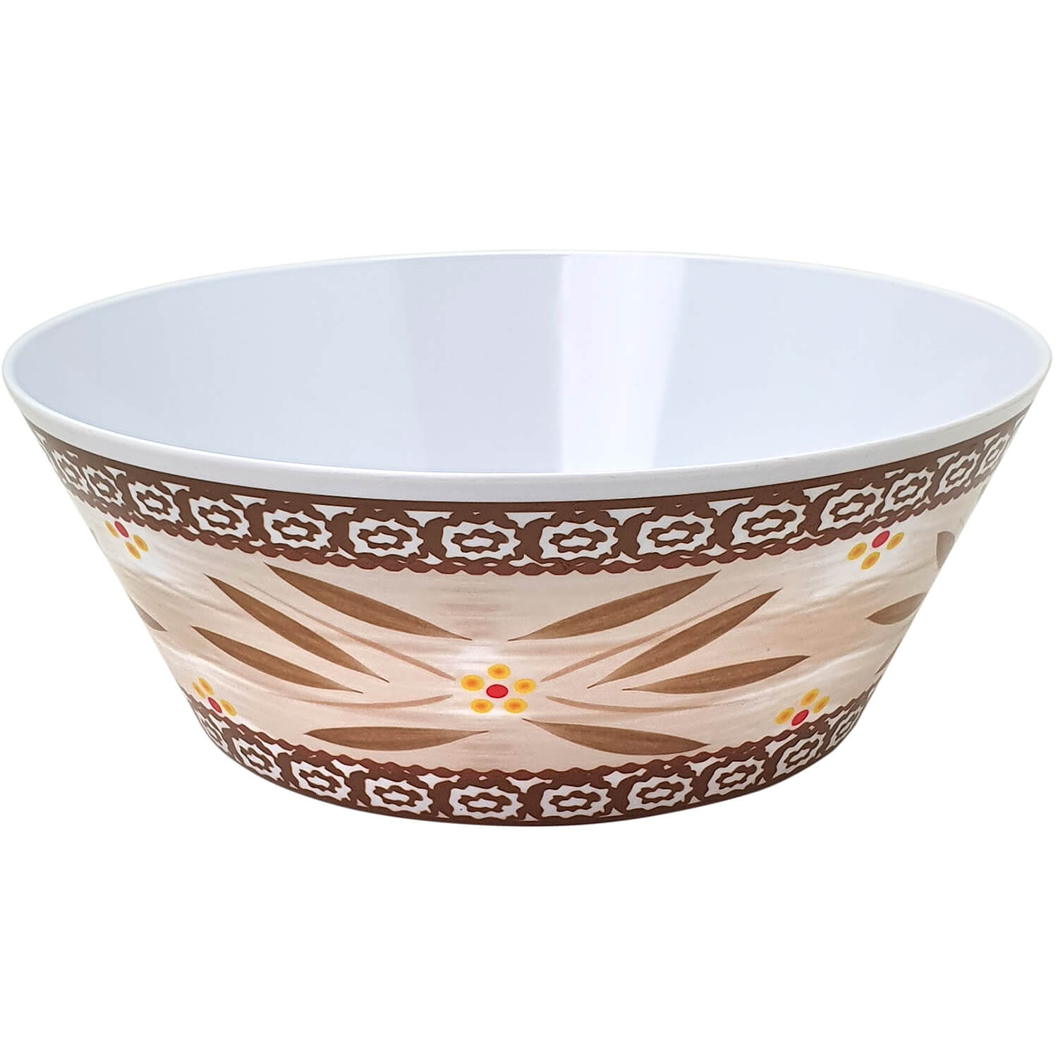 Castron Gemma, rotund, 1.6l, model floral, maro, 11 Stx