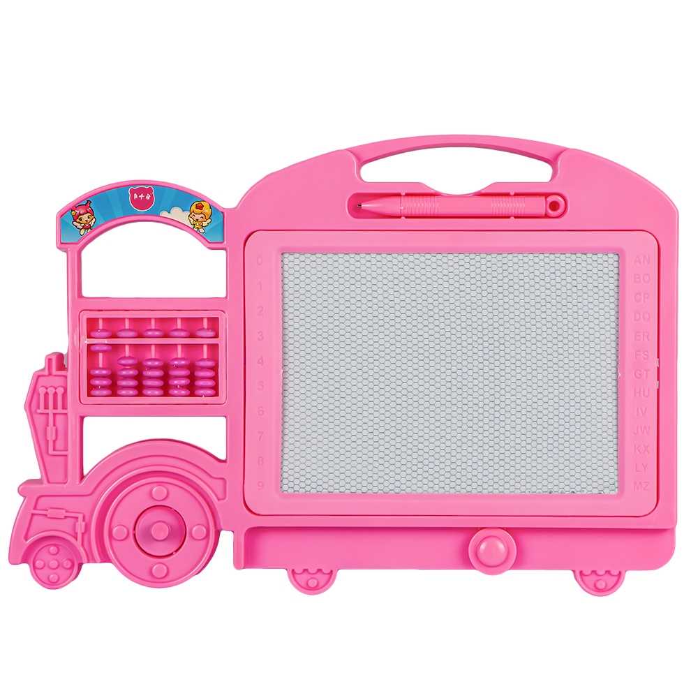 Tablita magica educationala pentru cei mici, Trenulet, Roz, Robentoys